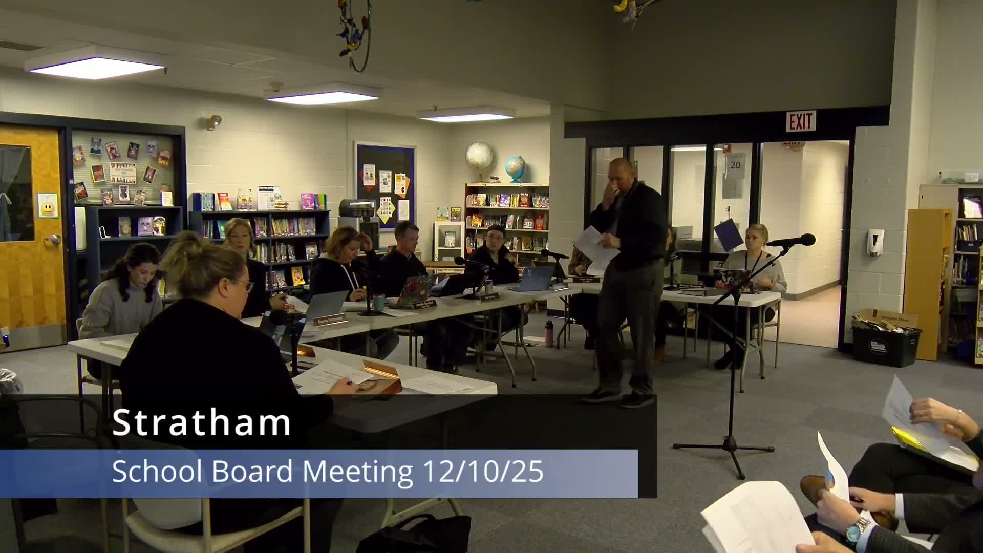 Stratham board reviews FY27 budget, warns homeowners of near-term tax impact from bond and contract articles
