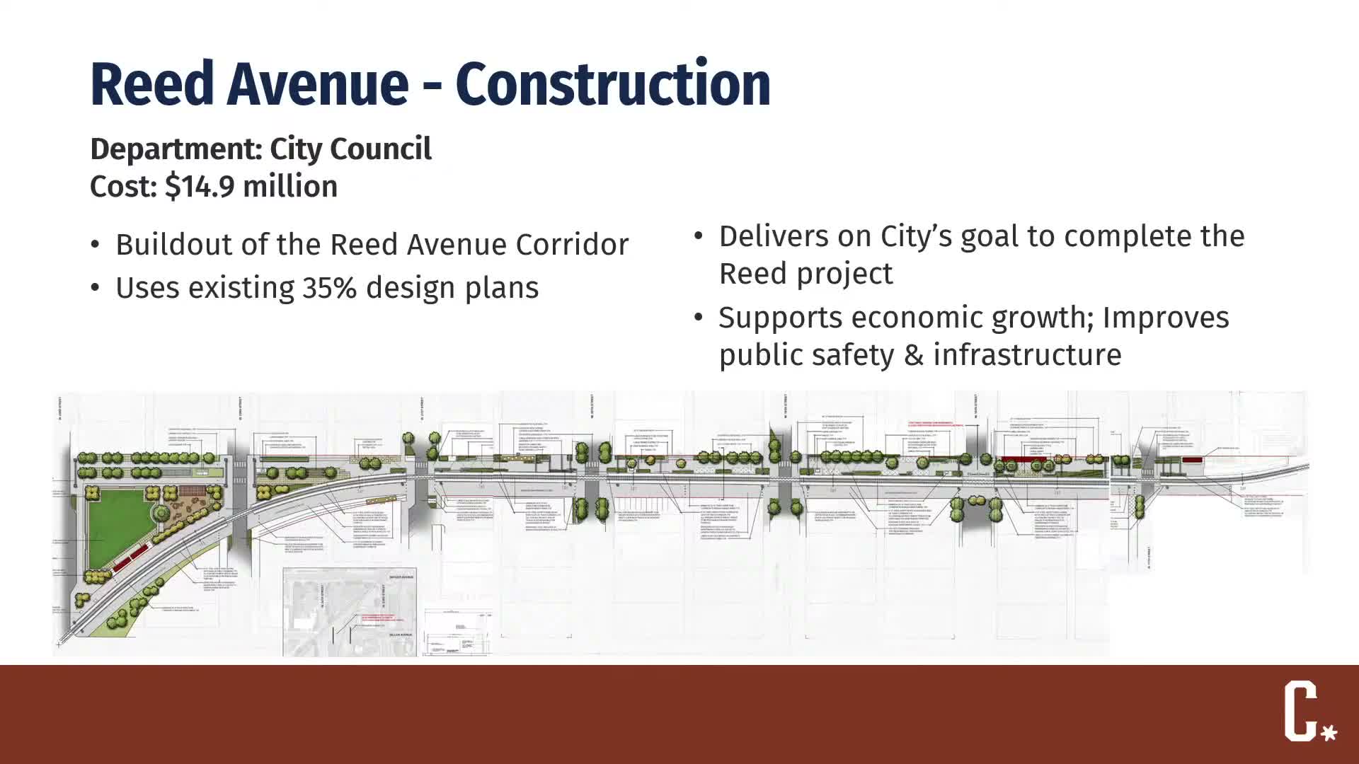 Reid Avenue corridor advances as railroad engagement and a $2.5M FRA grant raise investor interest