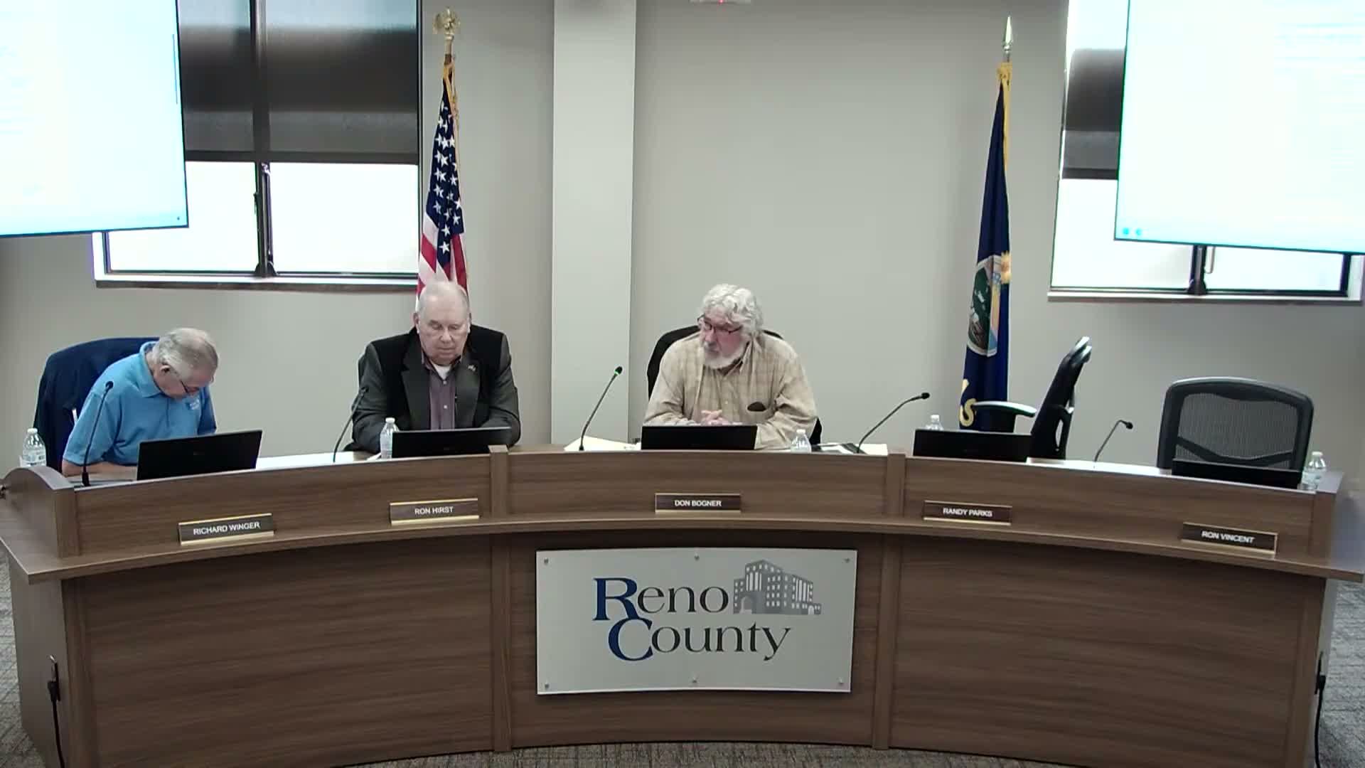 Reno County commissioners approve year‑end transfers and two board appointments