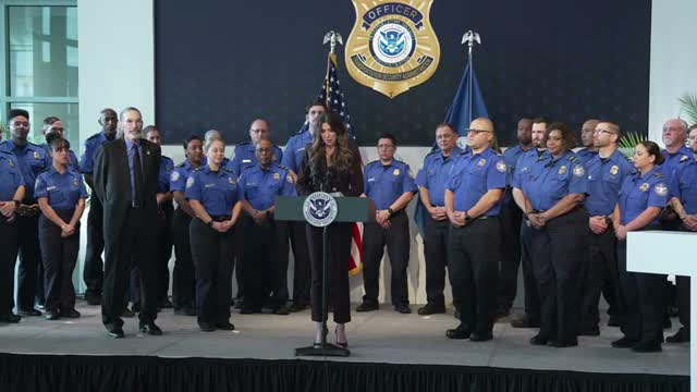 TSA employees in Tampa recognized with $10,000 bonuses; Noem announces $1 billion checkpoint investment and Real ID progress