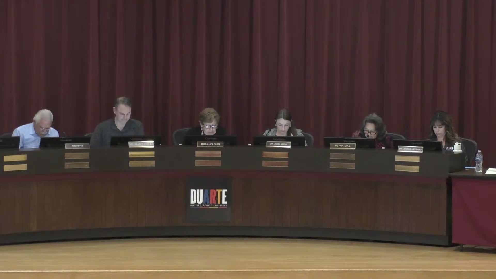 Duarte Unified accepts notice of completion for sports complex; gym leak repairs underway