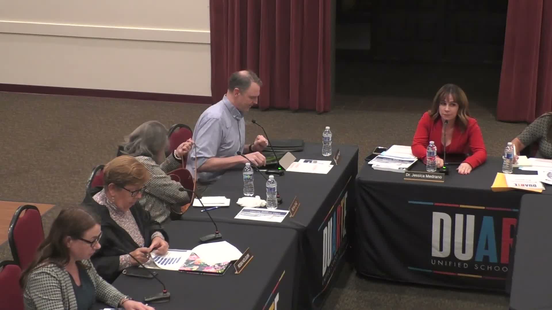 Duarte Unified board approves first interim budget report, certifies district "positive" despite $9 million deficit