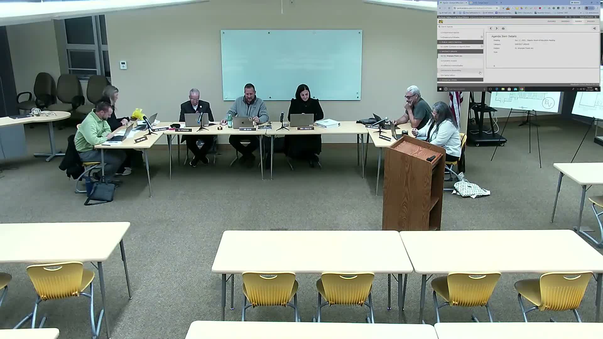 Superintendent: House Bill 186 could cut roughly $6 million from Buckeye Valley; treasurer reports no reconciliation issues