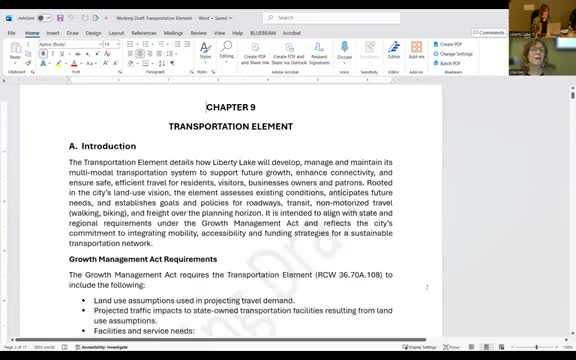 Liberty Lake reviews multimodal transportation goals; commission flags e-bike safety and mapping needs