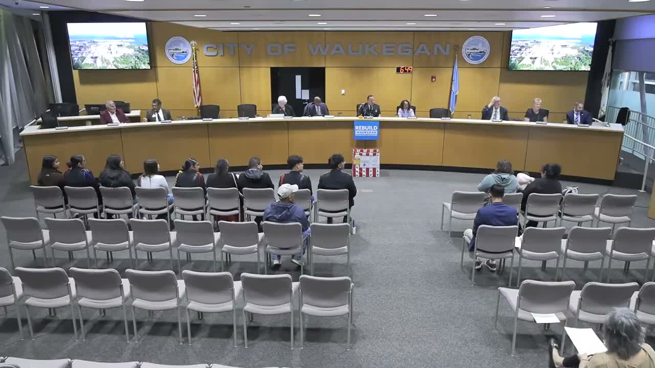 Waukegan reports year‑to‑date declines in most violent and property crimes; theft and fraud tick up