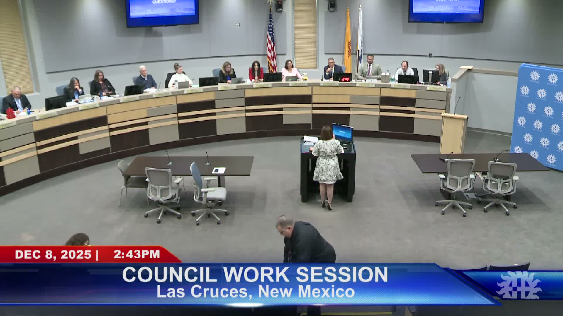 Council adjourns work session unanimously; no other formal votes recorded