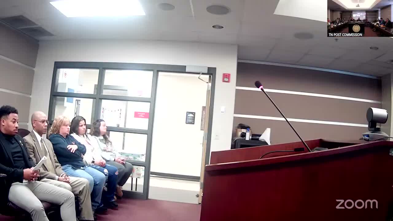 Commission delays certification decision in Hancock County officer matter after public comment