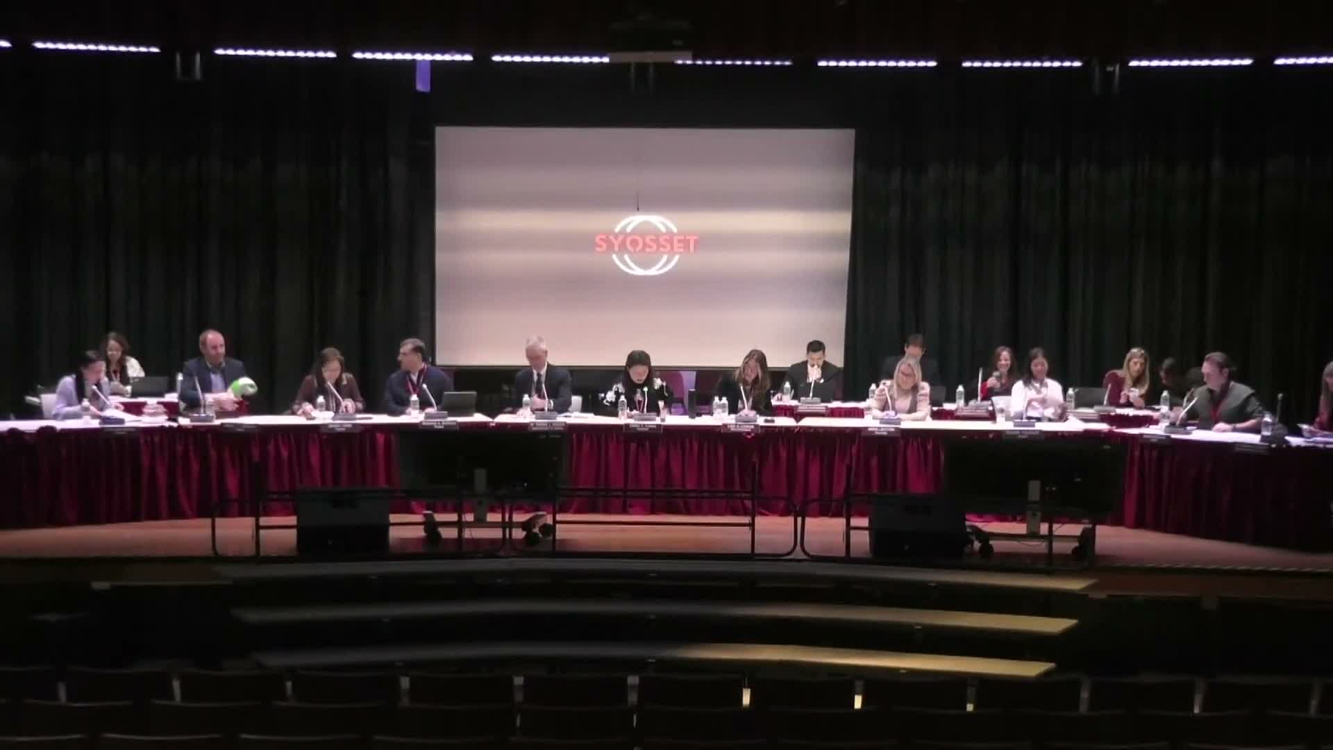 Syosset school board approves routine business, grants tenure and selects BOCES representative