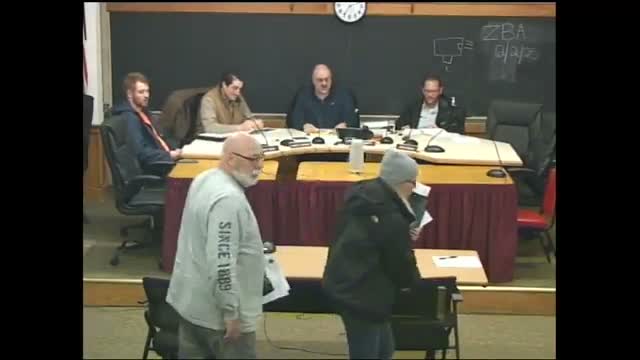 ZBA approves special permit to extend residential use at 26 Griffin Road for 30×60 garage