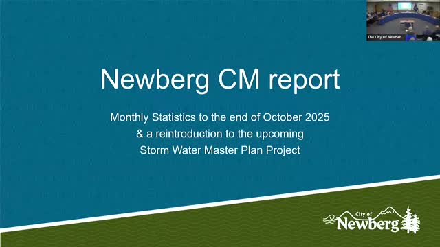 City manager previews $237,000 Stormwater Master Plan request, staff says in-house monitoring cut costs