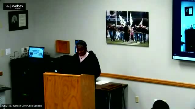 Garden City students present capstone and district honors teachers at board meeting