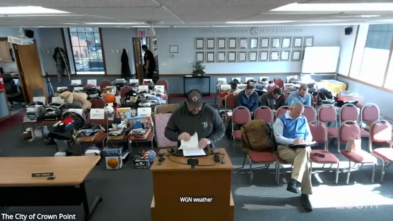 Crown Point approves hosting agreement for WGN weather camera pending legal sign‑off