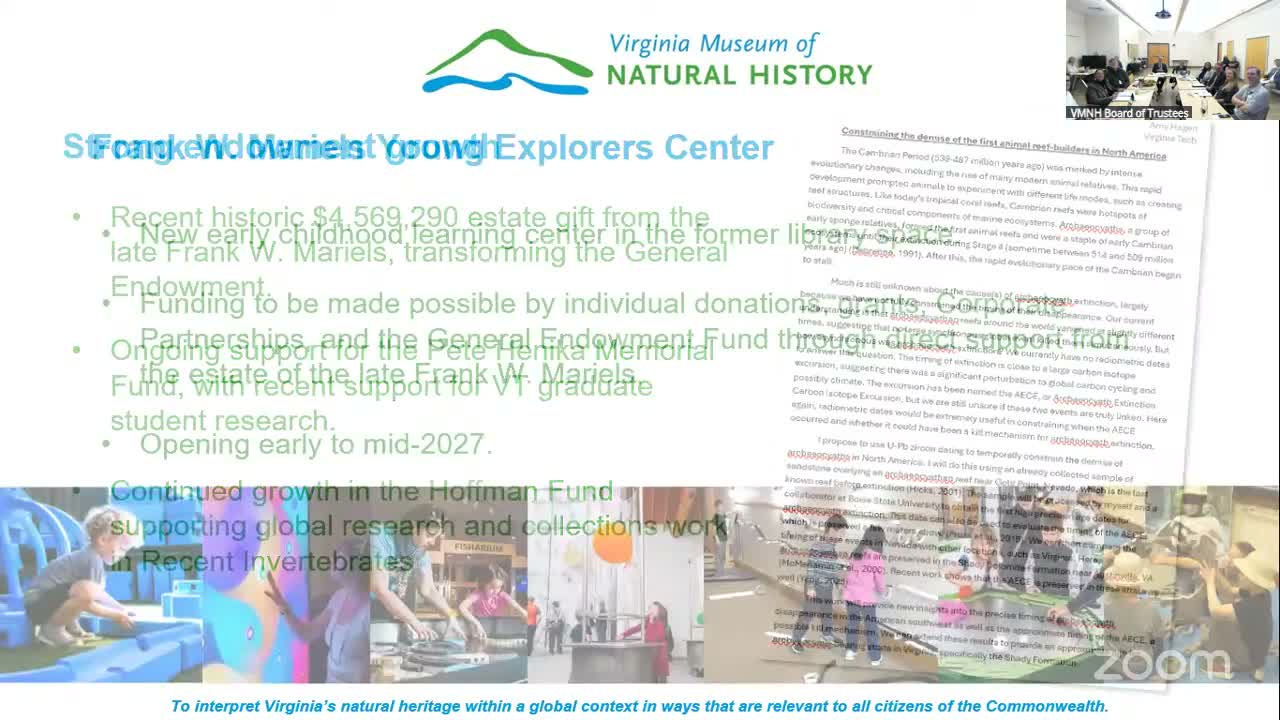 Museum outlines plans for 1,700‑sq‑ft Young Explorer Center, targets early‑mid 2027 opening