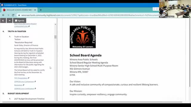 Votes at a glance: Winona Area Public Schools adopts levy, budget steps and multiple agreements