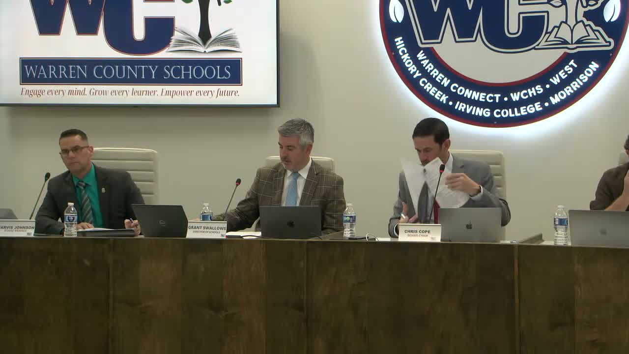 Warren County CTE team updates board on 19 programs, career center plans