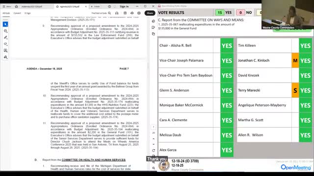 Commission presses juvenile services on YAP awards, requests quarterly data and KPIs