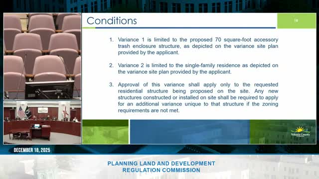 PLDRC denies revised Stone Island PUD setback variance after neighbor objections
