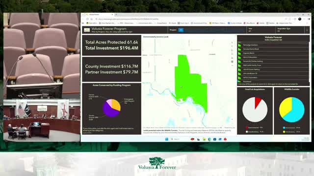 Advisory committee warns against limiting Volusia Forever; asks staff to share program accomplishments with council