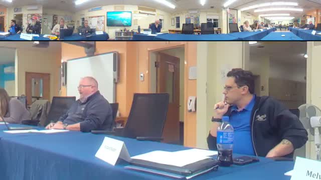 Volunteers and local contractors to replace RSU 40 C Building roof; board to accept large donations