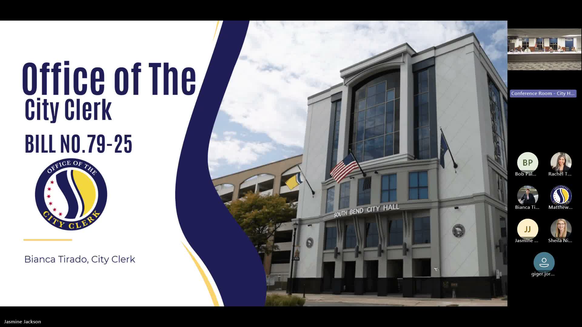 Council committee moves to formalize full‑time executive assistant in clerk’s office; no salary increase