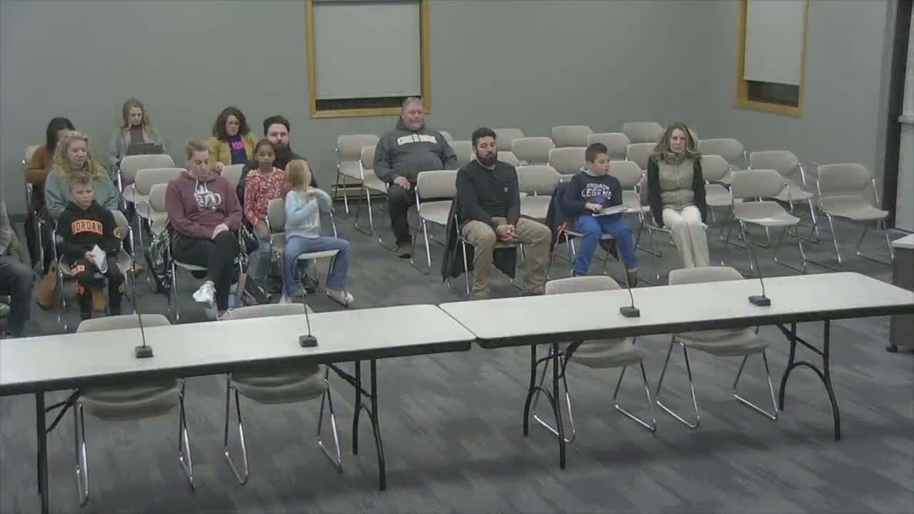 Pleasant View students and staff showcase 'Webster the Wordworm' vocabulary program to Franklin board