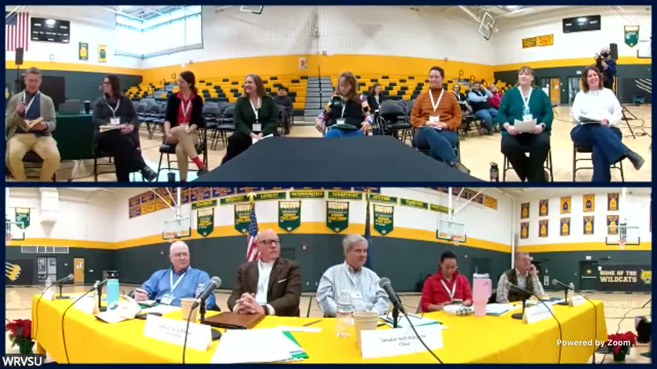 Senate education committee hears case for small, community-led rural schools during White River Valley visit