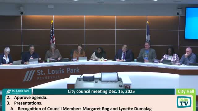 St. Louis Park council honors retiring councilmembers Margaret Ragh and Lynette Dumalag