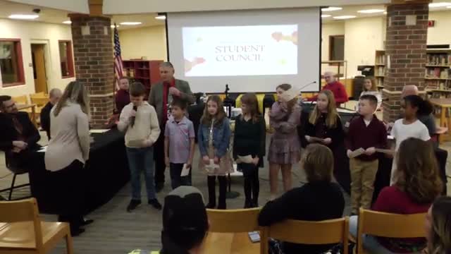 Morgan Elementary third graders show community service, report more than 2,000 canned goods collected