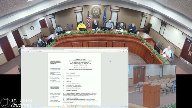 Saint John plan commission approves minutes, moves multiple items to public hearing