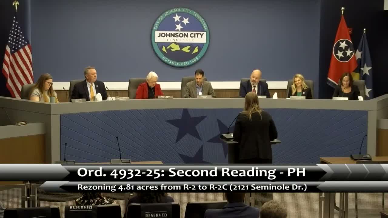 Johnson City approves annexation of about 67 acres at Boones Creek, assigns B‑4 zoning
