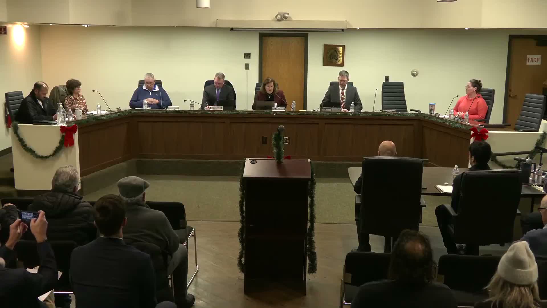 Board hears TIF eligibility presentation for Triangle-area redevelopment; public hearing closed with no final vote