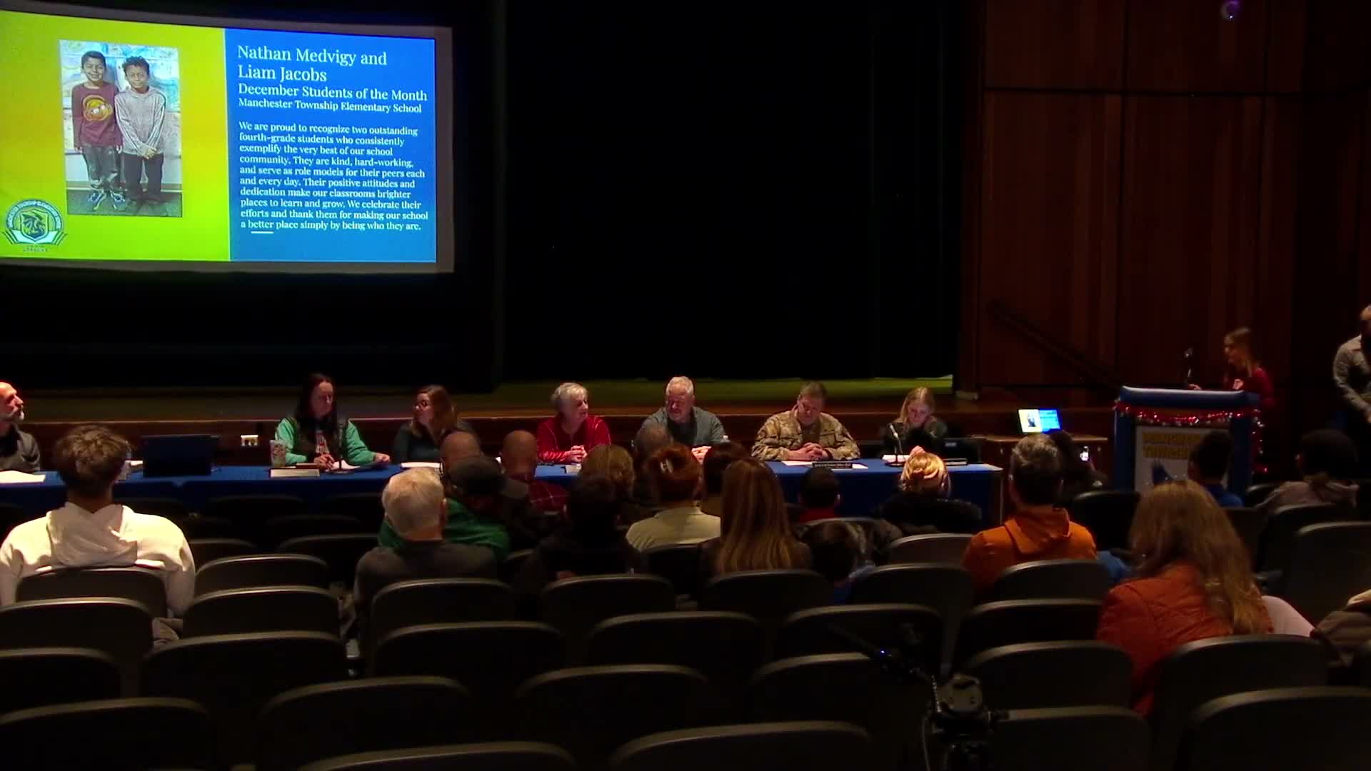 Board recognizes students and student-athletes across district