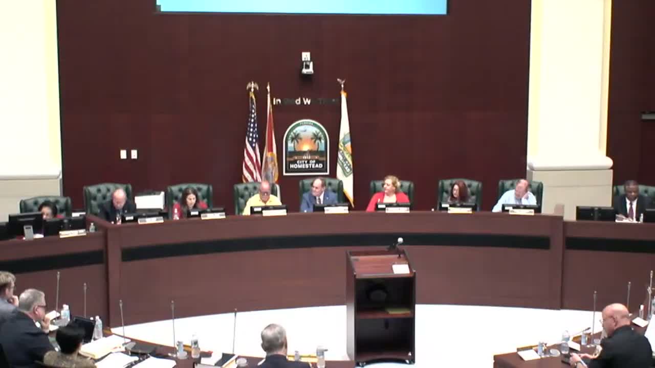 Homestead council limits incumbents’ discretionary spending during election period