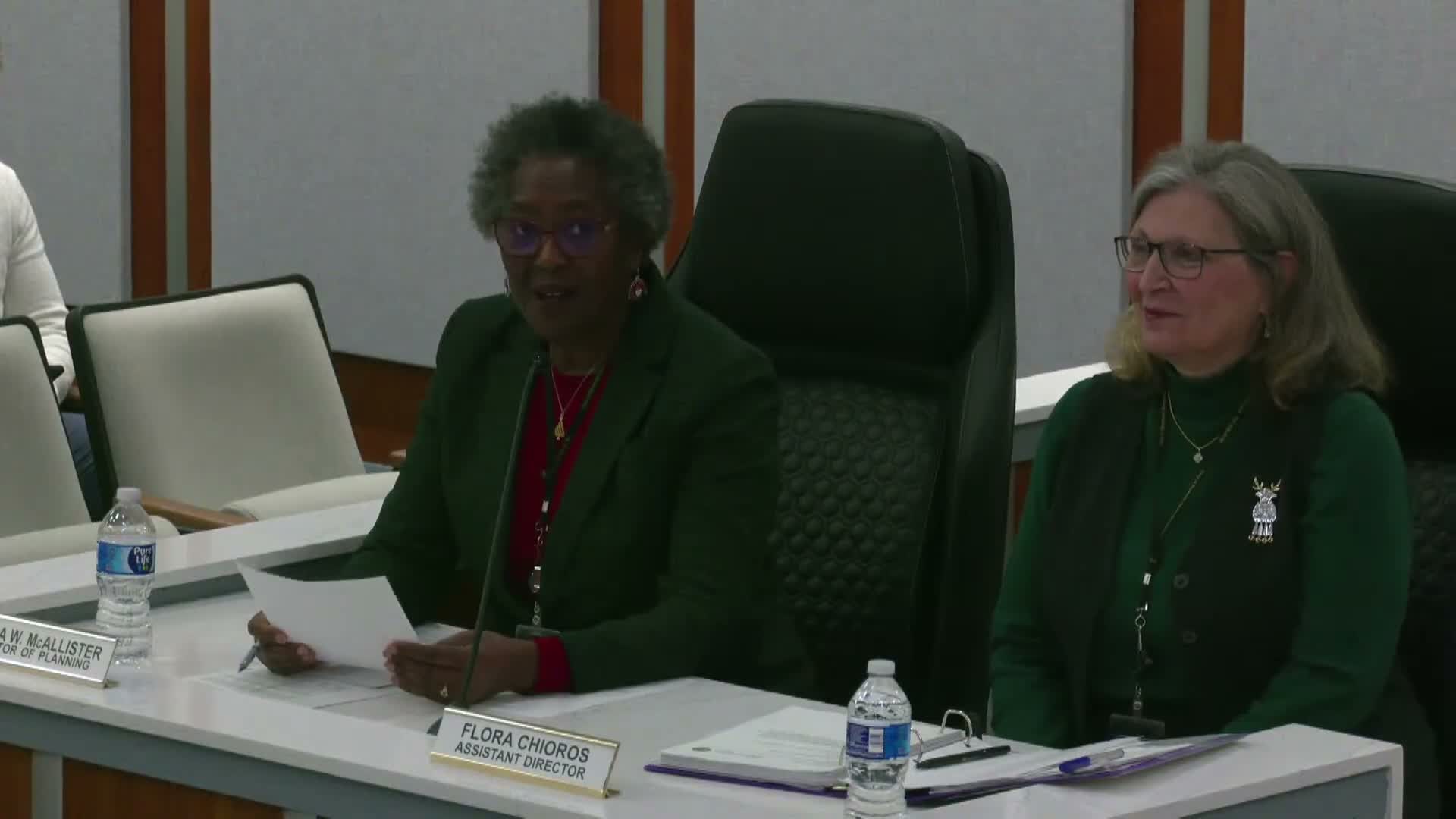 Secretary reports council approvals; commission thanks outgoing member Katie Stodgill