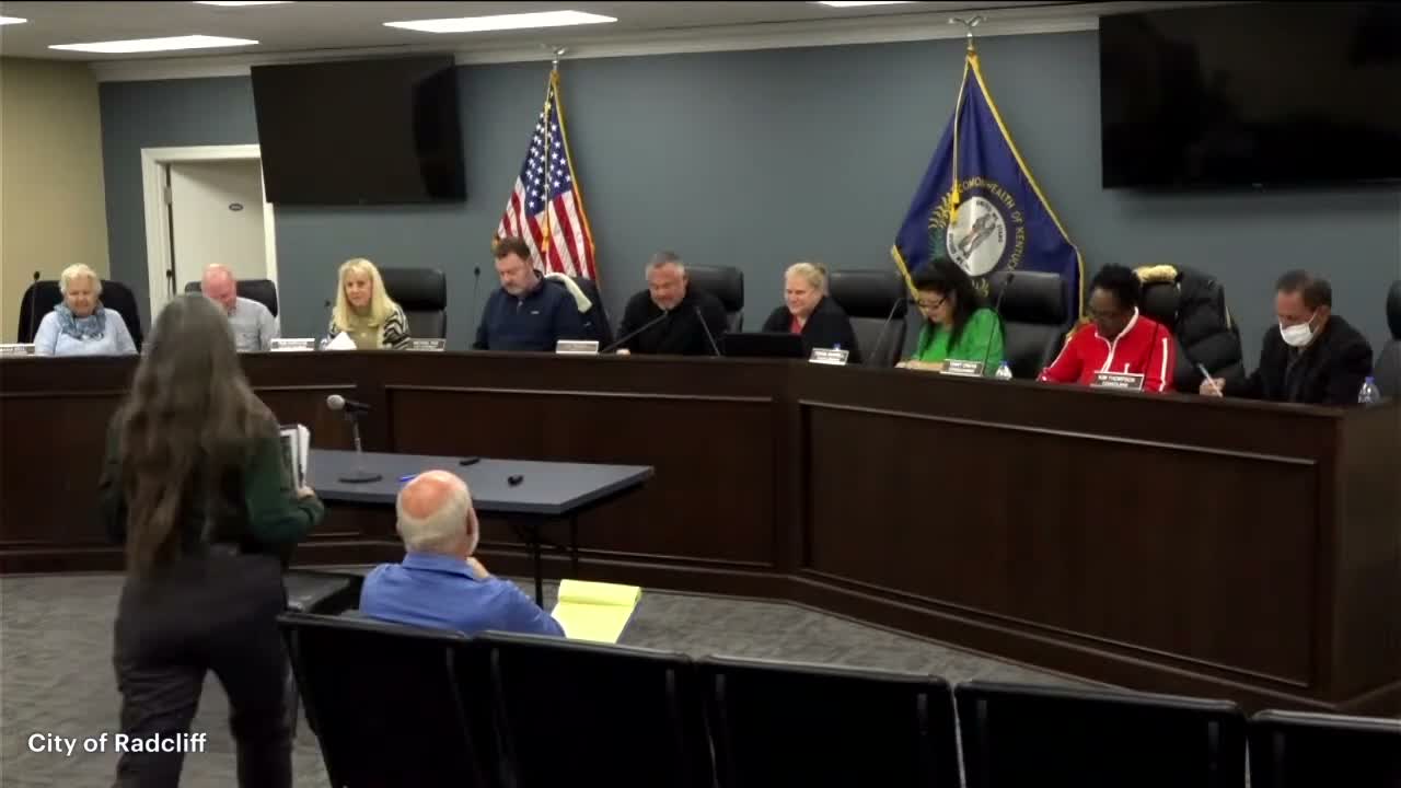 City parks official warns of termite and structural damage to Radcliffe log cabins; requests quotes