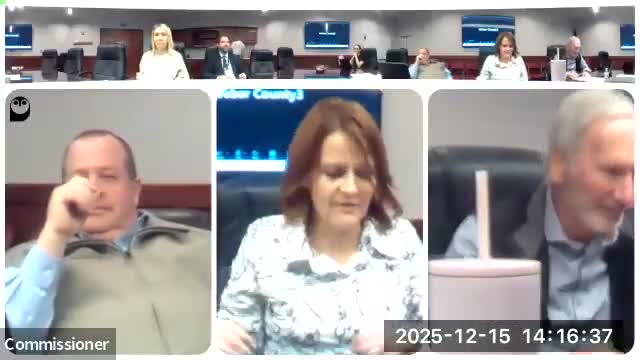 Commissioners review last 2025 budget changes and 2026 proposals, including animal shelter equipment and impact-fee funding for Ogden Canyon Trail