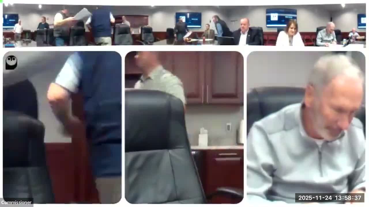 Weber County commission holds closed session on real property and litigation, returns and adjourns