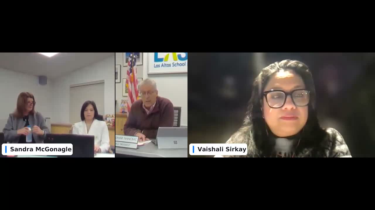 Los Altos board elects Shali as president after debate over public opposition to past bond