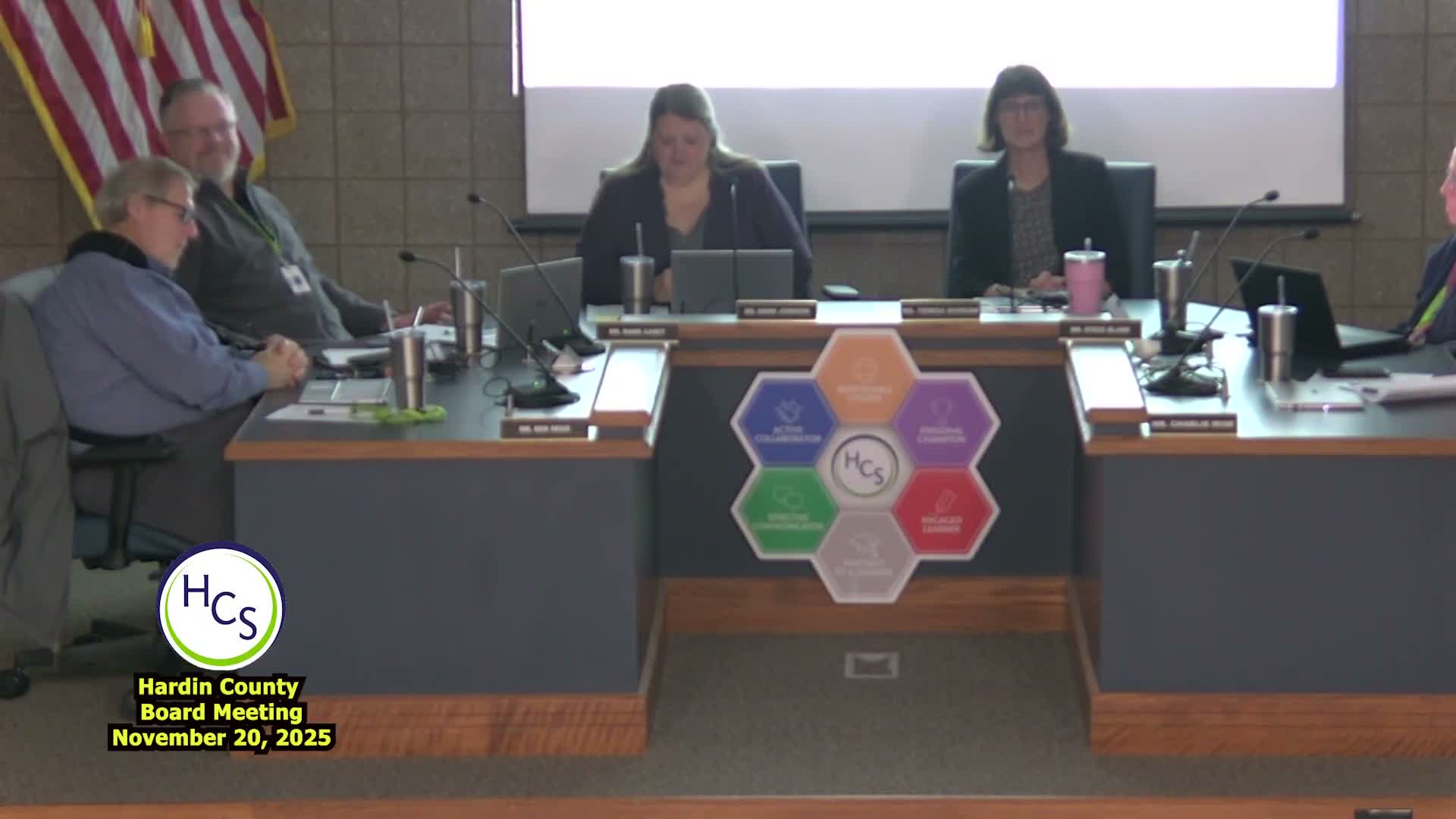 Hardin County Schools brief board on Raptor safety suite, reunification training planned