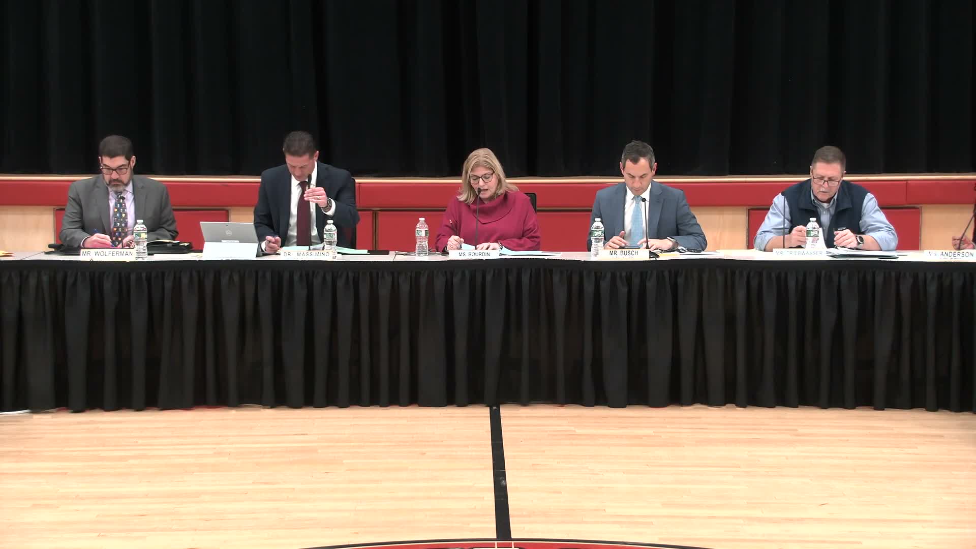 Woodbridge board adopts superintendent agenda and multiple committee recommendations; personnel slate approved with one abstention