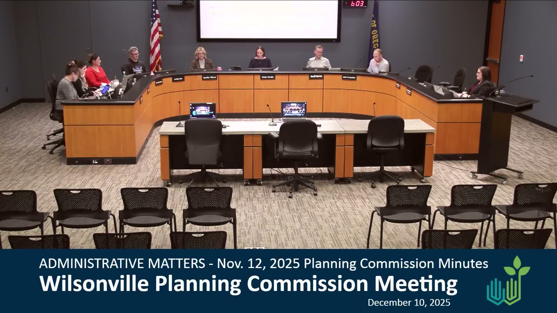 Wilsonville planning commission advances code changes to meet state housing law deadline
