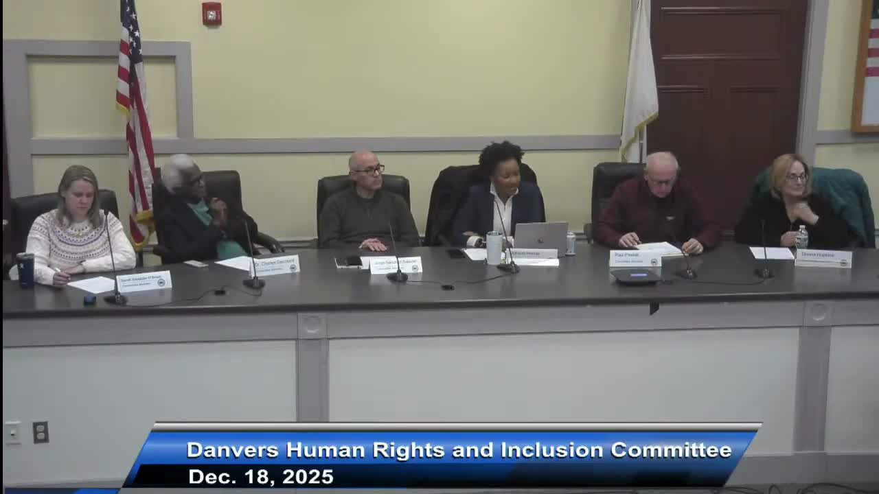 Danvers HRIC previews MLK celebration, grant awards and winter events; grants to be announced at Jan. event