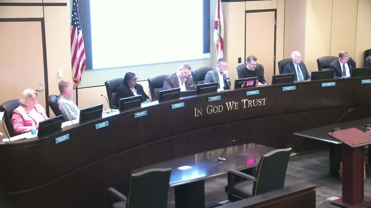 Commission approves budget carryforwards, school-safety grant, FEMA task orders and truck purchases; tables specialized sweeper purchase