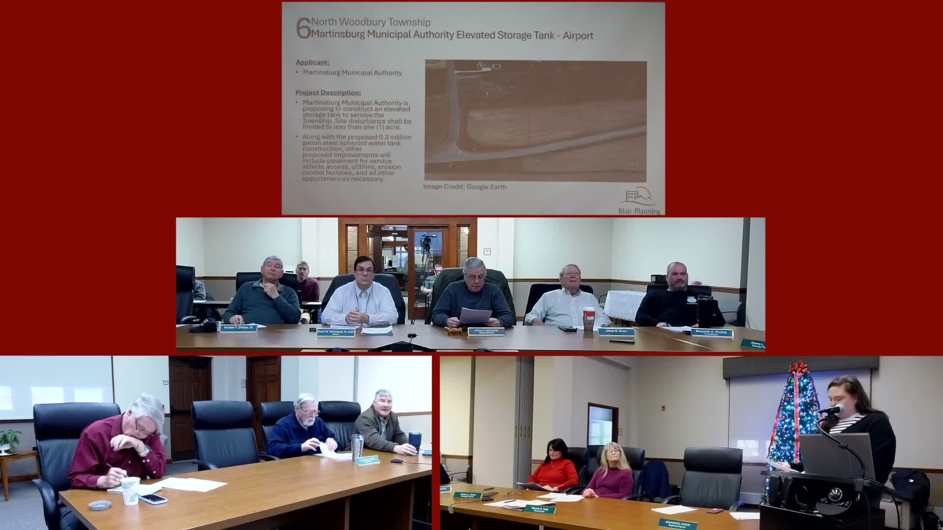 Meeting roundup: tank, church, staff-level approvals, RFP and policy changes