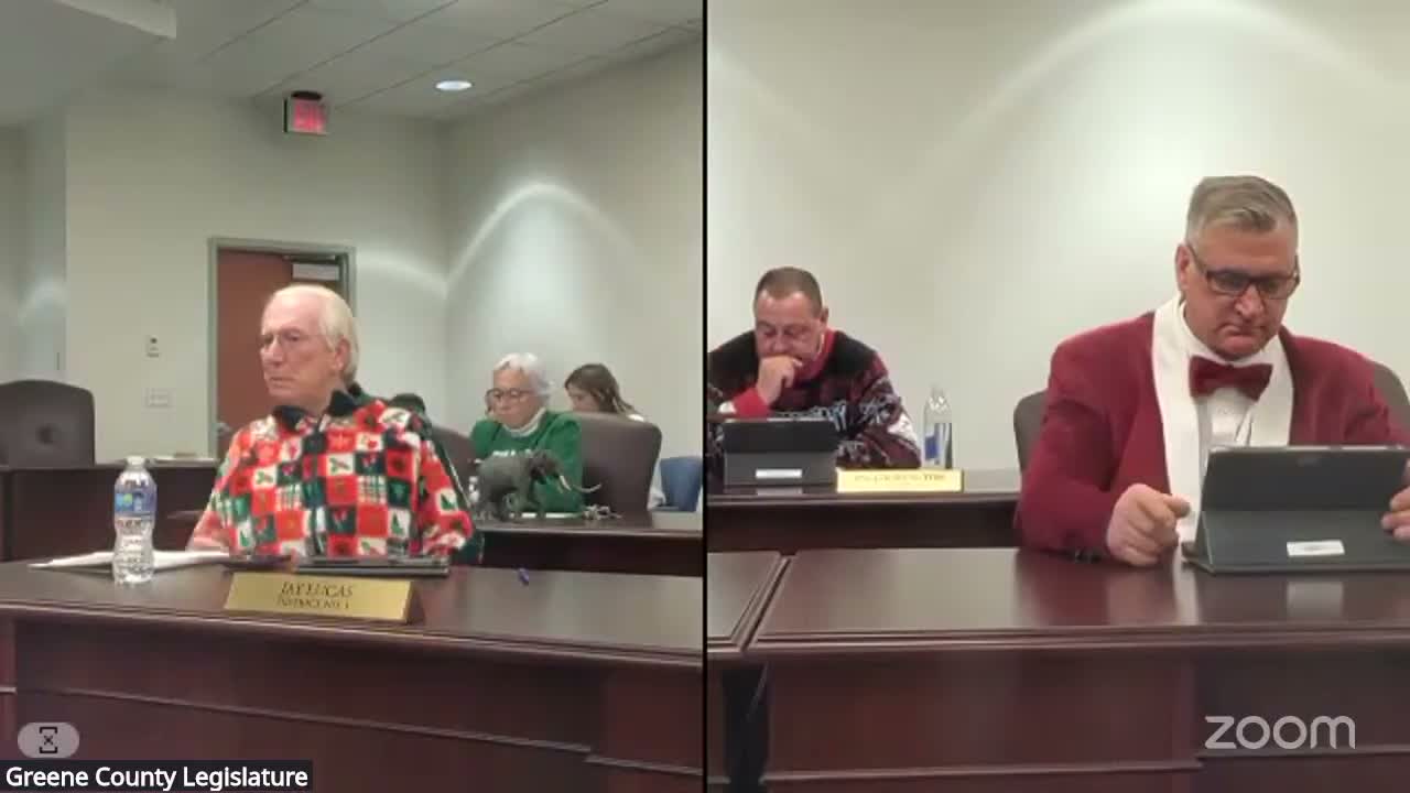 Greene County Legislature holds multiple public hearings, approves routine resolutions and reappoints DWI coordinator