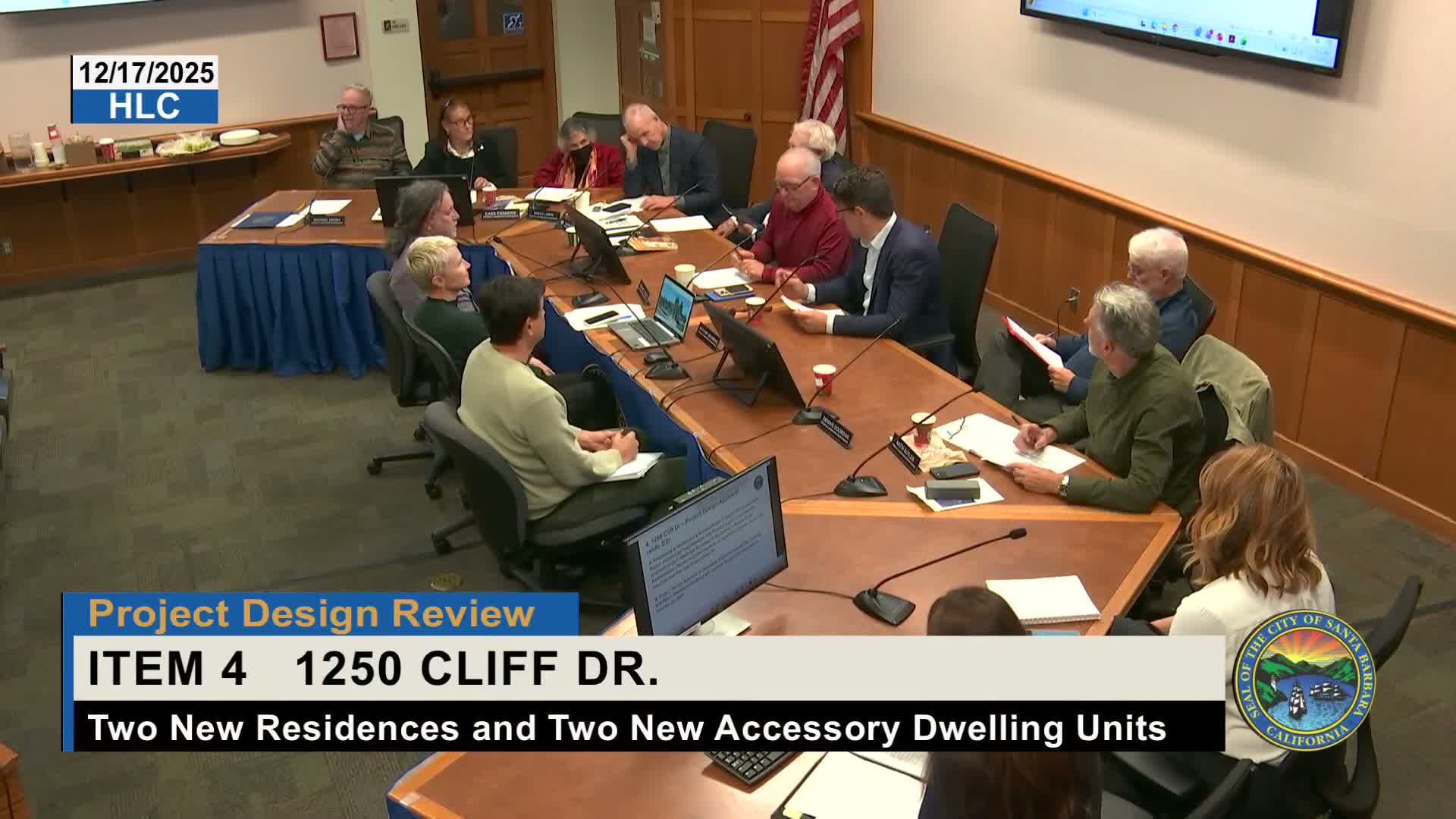 Historic Landmarks Commission approves State Street projects and accepts Cliff Drive historic report