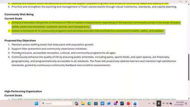 Sahuarita workshop: council favors 'core services' staffing language after police ratio discussion