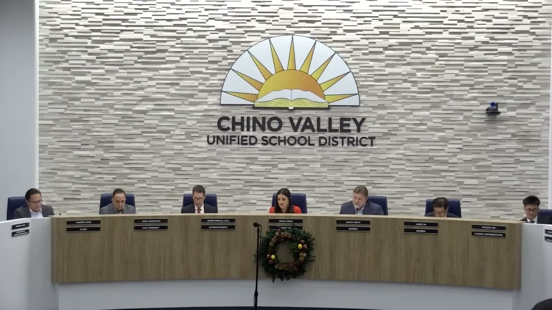 Chino Valley Unified board approves 2026 calendar, adopts compensation adjustment and certifies positive interim financial report