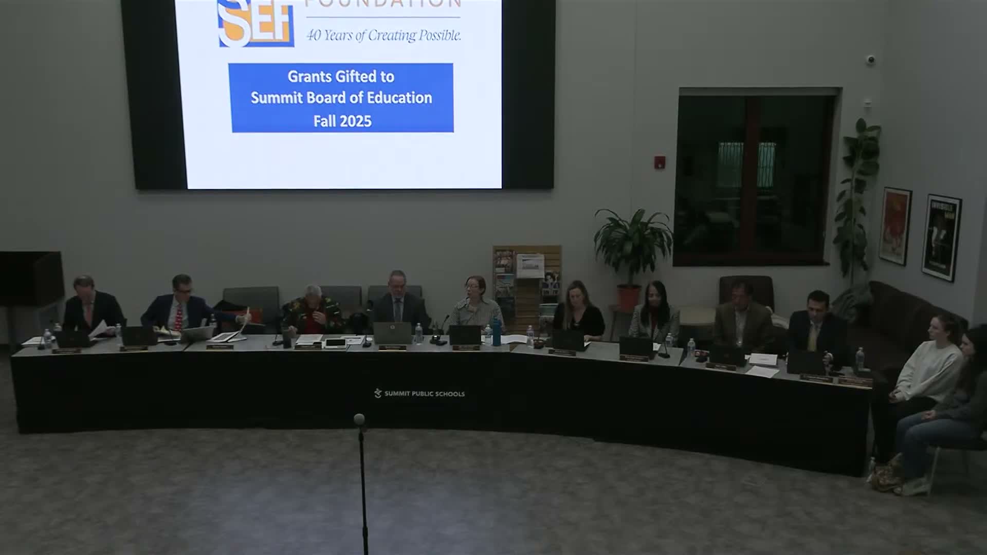 Summit Educational Foundation awards $99,384 in fall grants; board accepts funding