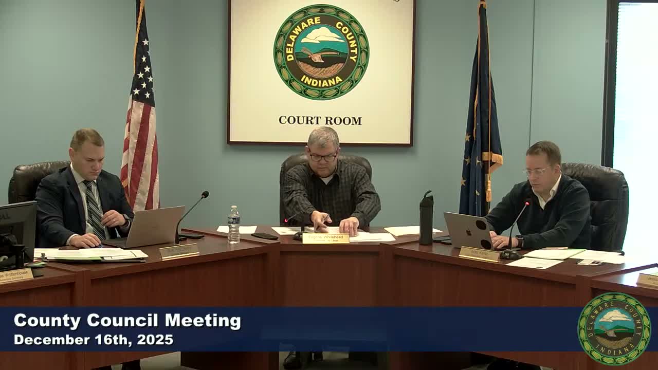 Delaware County Council approves year-end transfers and adopts pay-related ordinance